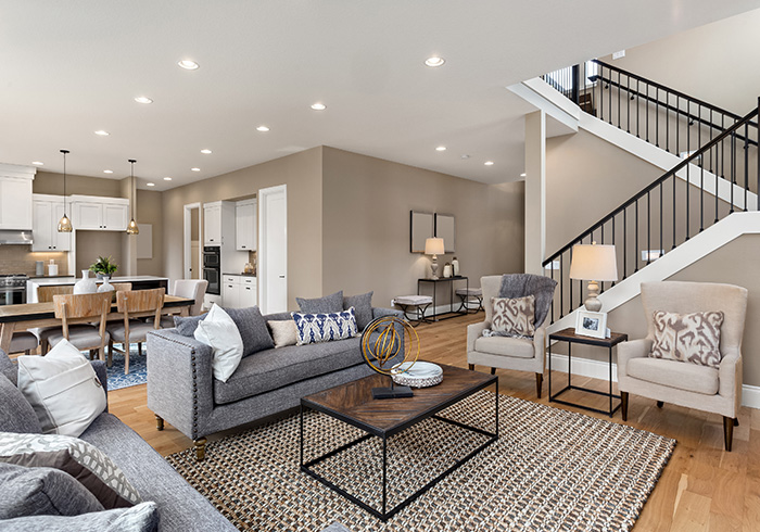 Interior Painting Living Room With Painted Walls